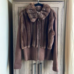 VINTAGE! Women’s zip up cardigan